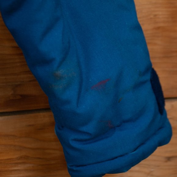 Vintage 80s The North Face Blue Poly Fill Jacket- Brown Label, Made in USA - Picture 10 of 14